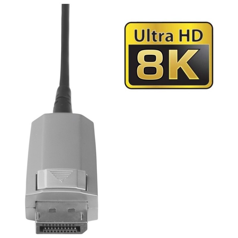 VivoLink Pro Displayport Optical 30 m Schwarz - Grau (PRODPOP30)
