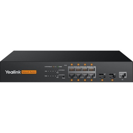 Yealink RCH80 - L2+Web Managed PoE+ Switch - Zubehör Netzwerk - Power over Ethernet (1303227)