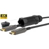 Microconnect HDM191950V2.0AOP HDMI-Kabel 50 m HDMI Typ A (Standard) Schwarz (HDM191950V2.0AOP)