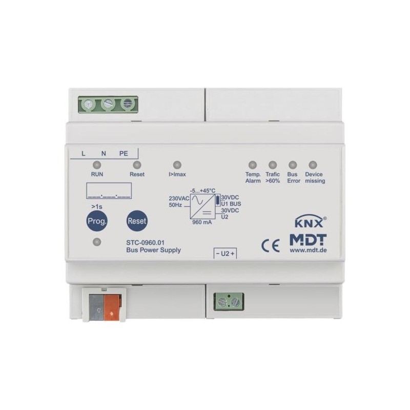 MDT STC-0960.01 Busspa.vers. m. Diagnose 8TE,REG,960mA (STC-0960.01)