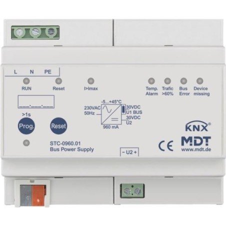 MDT STC-0960.01 Busspa.vers. m. Diagnose 8TE,REG,960mA (STC-0960.01)