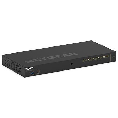 NETGEAR 12-Port AV Line M4250-10G2XF-PoE+ 8x1G PoE+ 240W 2x1G 2xSFP+ Managed Switch (GSM4212PX-100EUS)