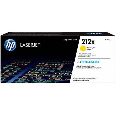 HP 212X - Hohe Ergiebigkeit - Gelb - original - LaserJet - Tonerpatrone (W2122X) - für Color LaserJet Enterprise MFP M578, Lase