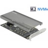 DeLOCK PCI Express x16 Card to 4 x internal NVMe M.2 Key M - Schnittstellenadapter - M.2 - Expansion Slot to M.2 - M.2 NVMe Car