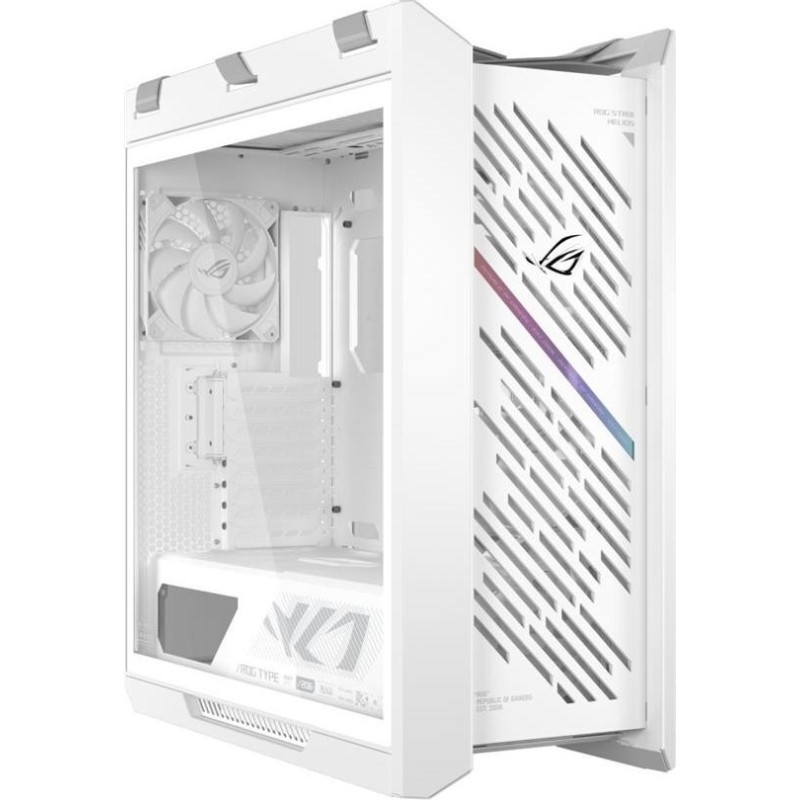 ASUS ROG Strix Helios II - White Edition - mid tower - E-ATX - Seitenteil mit Fenster (gehärtetes Glas) (90DC00W3-B39000)