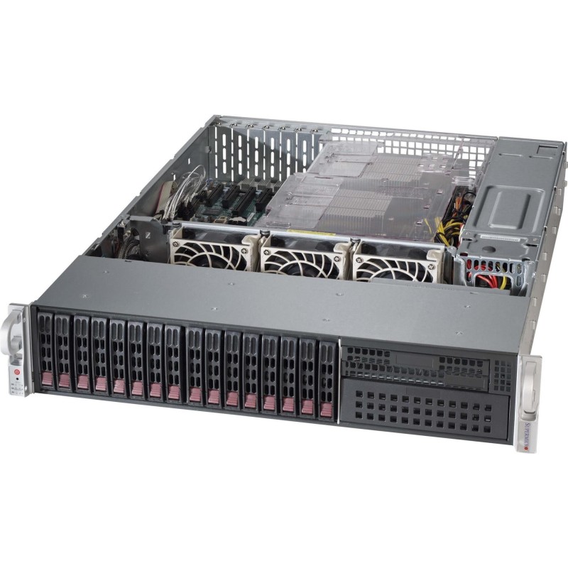 Super Micro Supermicro SC213 BAC8-R1K23LPB - Rack-Montage - 2U - Erweitertes ATX - SATA/SAS - Hot-Swap 1200 Watt - Schwarz (CSE