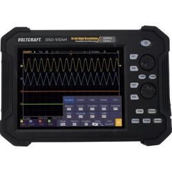 VOLTCRAFT DSO-5104H Batterie, Digital-Oszilloskop, Hand-Oszilloskop (Scope-Meter) 100 MHz 4-Kanal 1 GSa/s 40 Mpts 14 Bit Digita