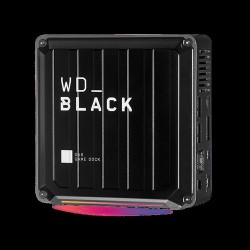 WD_BLACK D50 Game Dock WDBA3U0020BBK - Dockingstation - Thunderbolt 3 - DP, Thunderbolt - HDD: 2 TB - GigE - EMEA