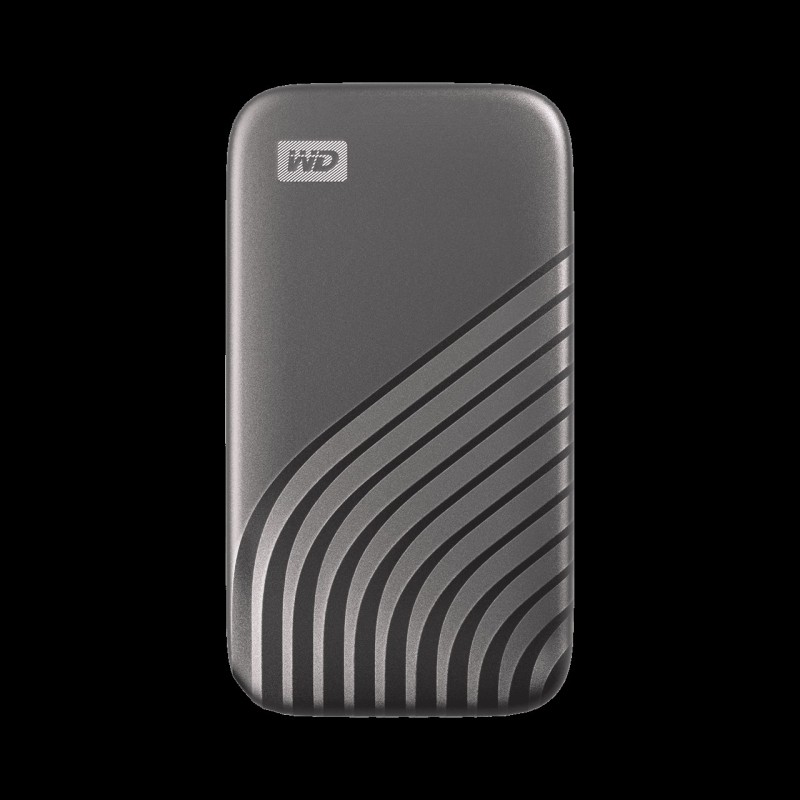 WD My Passport SSD WDBAGF0040BGY - SSD - verschlüsselt - 4 TB - extern (tragbar) - USB 3.2 Gen 2 (USB-C Steckverbinder) - 256-B