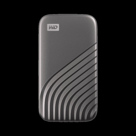 WD My Passport SSD WDBAGF0040BGY - SSD - verschlüsselt - 4 TB - extern (tragbar) - USB 3.2 Gen 2 (USB-C Steckverbinder) - 256-B