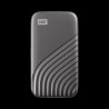 WD My Passport SSD WDBAGF0040BGY - SSD - verschlüsselt - 4 TB - extern (tragbar) - USB 3.2 Gen 2 (USB-C Steckverbinder) - 256-B