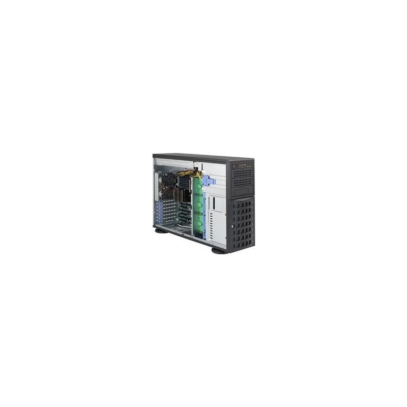 Super Micro Supermicro SC745 BTQ-R920B - Tower - 4U - Erweitertes ATX - SATA/SAS - Hot-Swap 920 Watt - Schwarz - USB (CSE-745BT