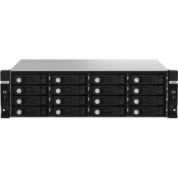 QNAP TL-R1620Sdc - Festplatten-Array - 16 Schächte (SATA-600 / SAS-3) - SAS 12Gb/s (extern) - Rack - einbaufähig - 3U