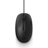 HP 128 - Maus - Laser - kabelgebunden - Schwarz - für EliteBook 645 G9, 655 G9, Pro x360, ProBook 445 G9, 455 G9, Fortis 14 G9