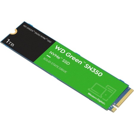 WD Green SN350 NVMe SSD WDS100T3G0C - SSD - 1 TB - intern - M.2 2280 - PCI Express 3.0 x4 (NVMe)