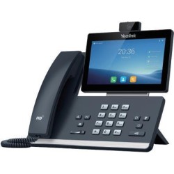 Yealink T58W - VoIP-Telefon mit Rufnummernanzeige - 10 Parteien Anruffunktion - SIP, SIP v2 - 16 Zeilen - Classic Gray - mit Ye
