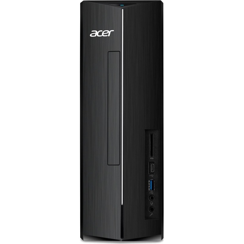 Acer Aspire XC-1710 Compact Tower - N-series N100 - RAM 8 GB - SSD 512 GB - UHD Graphics - Wi-Fi 6, Bluetooth, 1GbE - WLAN: 802