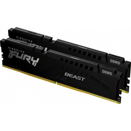 Kingston FURY Beast - DDR5 - Kit - 16 GB: 2 x 8 GB - DIMM 288-PIN - 5600 MHz / PC5-44800 - CL40 - 1.25 V - ungepuffert - on-die
