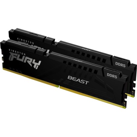 Kingston FURY Beast - DDR5 - Kit - 64 GB: 2 x 32 GB - DIMM 288-PIN - 5600 MHz / PC5-44800 - CL40 - 1.25 V - ungepuffert - on-di