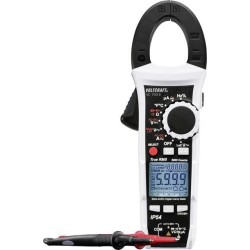 VOLTCRAFT Stromzange, Hand-Multimeter kalibriert (ISO) digital Spritzwassergeschützt (IP54) CAT IV 600 V Anzeige (Counts): 6000