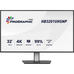 Iiyama HB3201UHSNP-B1 32"W LCD ProGraphic 4K UHD IPS USB-C D (HB3201UHSNP-B1)