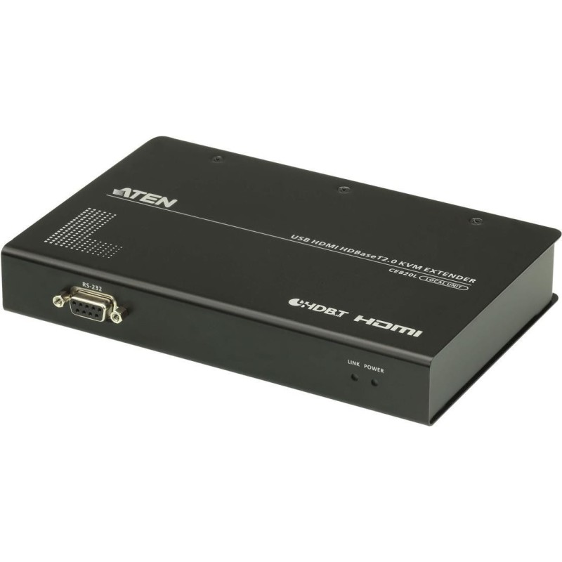 ATEN CE820-ATA-G - Sender und Empfänger - Kabelgebunden - 150 m - Cat5e - Cat6 - Cat6a - 4096 x 2160 Pixel - Schwarz (CE820-ATA