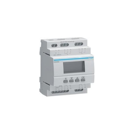 Hager Digitale Multifunktions- EGN400 Zeitschaltuhr m.Bluetooth 4-Kanal 1 (EGN400)