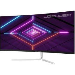 LC-Power LC-M34-UWQHD-100-C-V3 Computerbildschirm 86,4 cm (34" ) 3440 x 1440 Pixel UltraWide Quad HD LCD Weiß (LC-M34-UWQHD-100