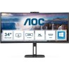 AOC Value-line CU34V5CW/BK 86,4 cm 86,40cm (34") Curved TFT Energieklasse G (CU34V5CW/BK)
