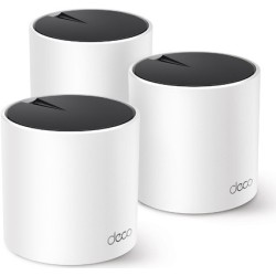 TP-Link AX3000 Whole Home Mesh Wi-Fi 6 SystemSPEED: 574 Mbps at 2.4 GHz + 2402 Mbps at 5 GHzSPEC: Internal Antennas, 3 Gigabit