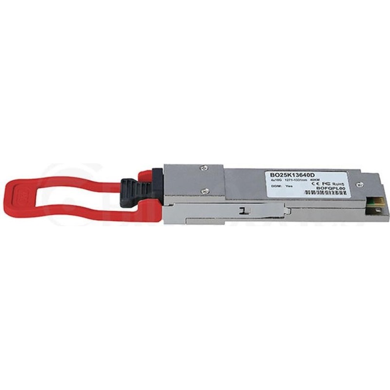BlueOptics 40G-QSFP-ER4-1-BO. SFP Transceiver-Typ: Faseroptik, Schnittstelle: QSFP, Maximal mögliche Übertragungsstrecke: 40000