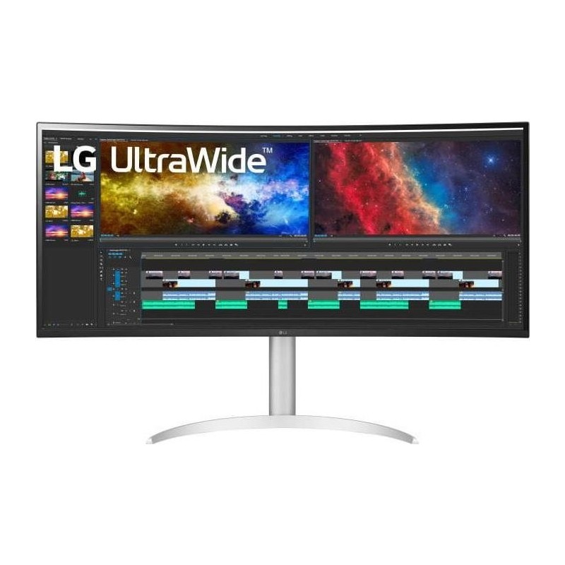 LG 38BQ85C-W Computerbildschirm 95,2 cm (37.5") 3840 x 1600 Pixel Quad HD+ Weiß (38BQ85C-W)