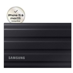 Samsung T7 Shield MU-PE4T0S - SSD - verschlüsselt - 4 TB - extern (tragbar) - PCs, Macs, Android-Geräte, Smart TVs - USB 3.2 Ge