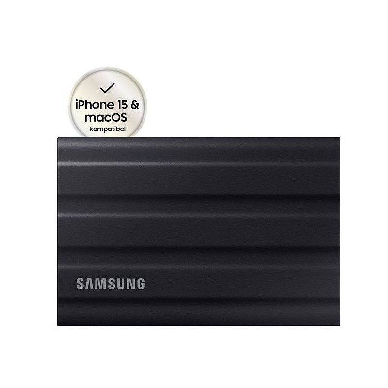 Samsung T7 Shield MU-PE4T0S - SSD - verschlüsselt - 4 TB - extern (tragbar) - PCs, Macs, Android-Geräte, Smart TVs - USB 3.2 Ge