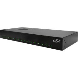 EXSYS EX-11016 Ladegerät für Mobilgeräte Universal Schwarz AC Schnellladung Drinnen (EX-11016)