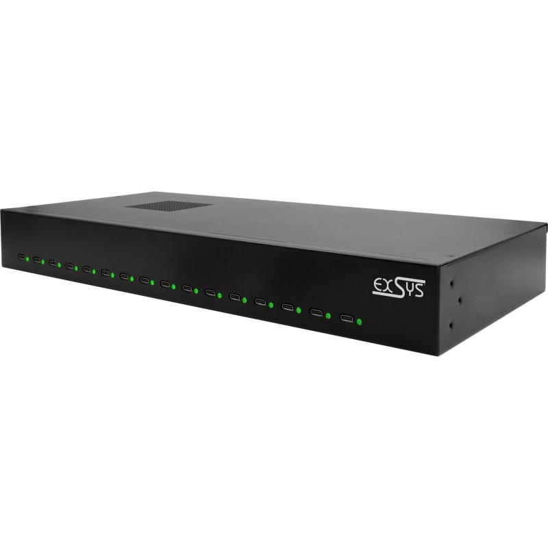 EXSYS EX-11016 Ladegerät für Mobilgeräte Universal Schwarz AC Schnellladung Drinnen (EX-11016)