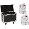 EUROLITE Set 2x LED TMH-H90 Hybrid Moving-Head Spot/Wash COB ws + Case (20000922)