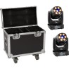 EUROLITE Set 2x LED TMH-H90 + Case mit Rollen (20000928)