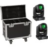 EUROLITE Set 2x LED TMH-B90 + Case mit Rollen (20000930)
