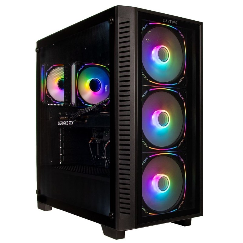 Captiva Entry Gaming R99-431 Gaming PC (Ryzen 7 9850X3D, RTX 5060 Ti 16GB GDDR7, 32GB RAM, 1TB SSD)