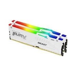 Kingston FURY Beast RGB - DDR5 - Kit - 32 GB: 2 x 16 GB - DIMM 288-PIN - 2600 MHz / PC5-41600 - CL40 - 1.25 V - ungepuffert - o