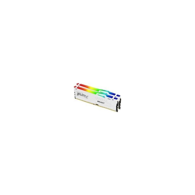 Kingston FURY Beast RGB - DDR5 - Kit - 32 GB: 2 x 16 GB - DIMM 288-PIN - 2600 MHz / PC5-41600 - CL40 - 1.25 V - ungepuffert - o