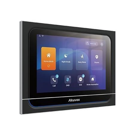 Akuvox X933H Computerbildschirm 17,8 cm (7" ) 1280 x 800 Pixel LCD Touchscreen Tisch Schwarz (X933H)