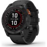 GARMIN fenix7 Pro Solar - GPS-Smartwatch (125 - 208 mm, Silikon, Schwarz/Schiefergrau) (010-02777-01)
