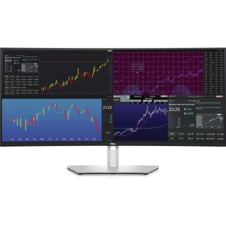 DELL UltraSharp U3824DW 96,5 cm (38") 3840 x 1600 Pixel Wide Quad HD+ LCD Schwarz - Silber (DELL-U3824DW)