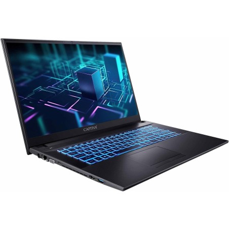 CAPTIVA Power Starter I76-088 Intel Core i7 Laptop 43,9 cm (17.3") Full HD 16 GB DDR4-SDRAM 2 TB SSD Wi-Fi 6 (802.11ax) Schwa