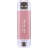 Transcend ESD310P - SSD - 1TB - extern (tragbar) - USB 3,2 Gen 2x1 (USB-C Steckverbinder) - pink (TS1TESD310P)
