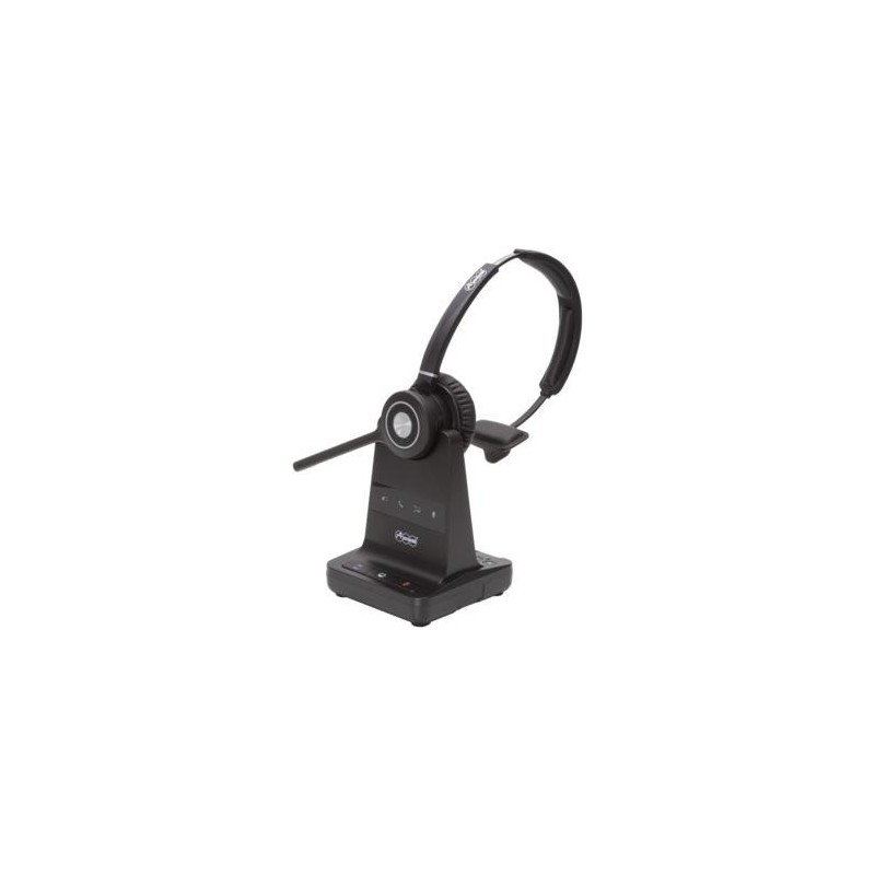 Auerswald COMfortel H-600 Kopfhörer Verkabelt & Kabellos Kopfband Büro/Callcenter Bluetooth Schwarz (90349)