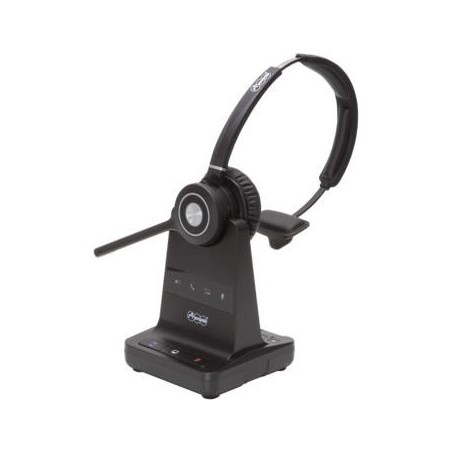 Auerswald COMfortel H-600 Kopfhörer Verkabelt & Kabellos Kopfband Büro/Callcenter Bluetooth Schwarz (90349)