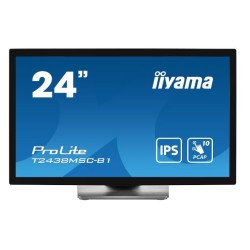 iiyama ProLite T2438MSC-B1 - LED-Monitor - 61 cm (24") (23.8" sichtbar) - Touchscreen - 1920 x 1080 Full HD (1080p) - IPS - 600